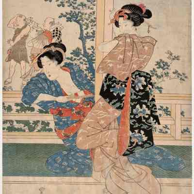 Two Women on the Veranda