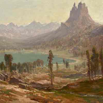 Budd Lake and Cathedral Peak