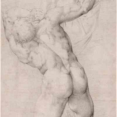 Male Nude after Michelangelo's Last Judgement