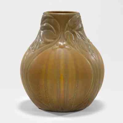 Vase with Light Brown Glaze