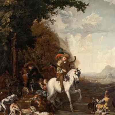 The Huntsman and Hounds in a Landscape