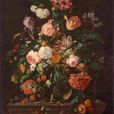 Still Life with Flowers in a Glass Bowl