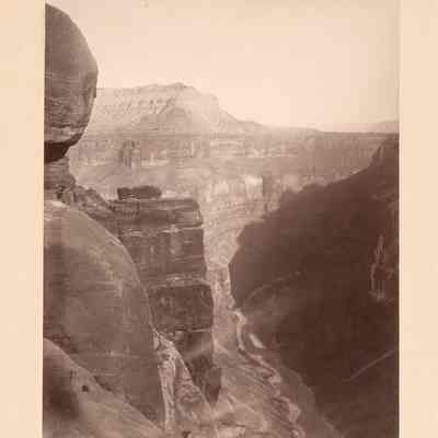 Grand Canyon of the Colorado River, Mouth of Kanab Wash, Looking East