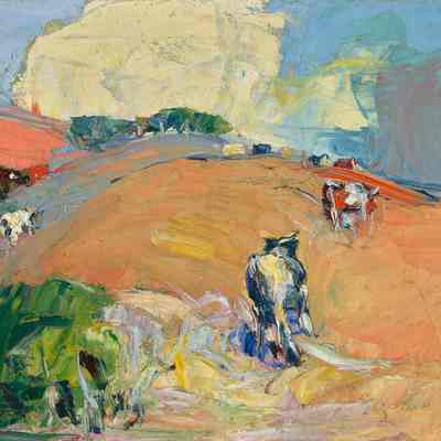 Untitled (Cows and Pasture)