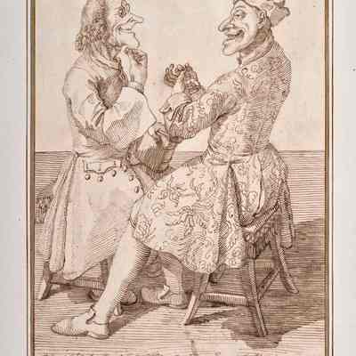 The Prince of Avellino with His Chaplain Don Ciccio