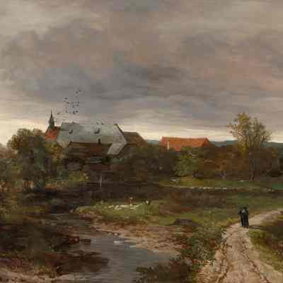 Landscape with Travelers