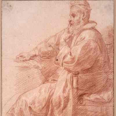 Seated Robed Man