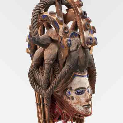 Helmet Mask Representing a Maiden Spirit (Agbogho Mmuo)