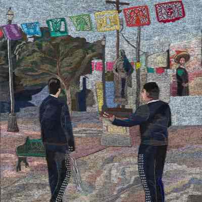 Warming Up in the Plaza
