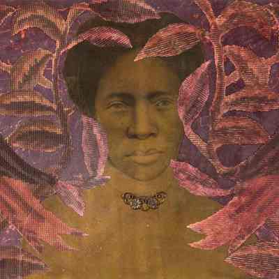 Woman with Two Parrots