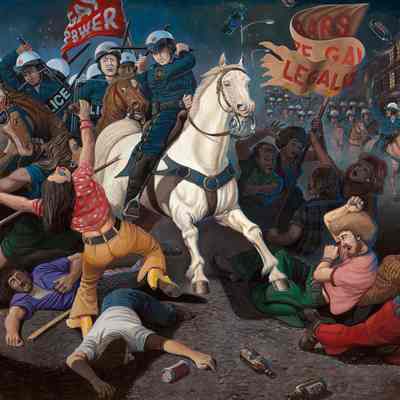 STONEWALL after Bataille de Mons-en-Pévelè by Charles-Philippe Larivière