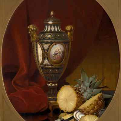 Still Life with Urn and Pineapple