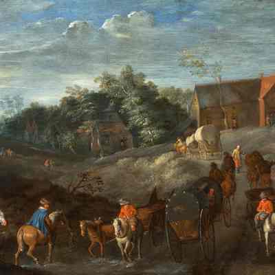 Landscape with Figures and Horses