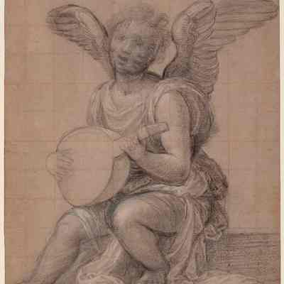 Angel Playing a Lute