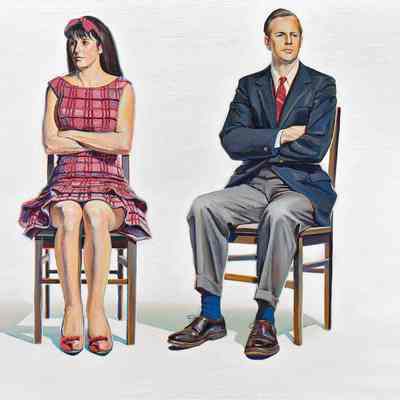 Two Seated Figures
