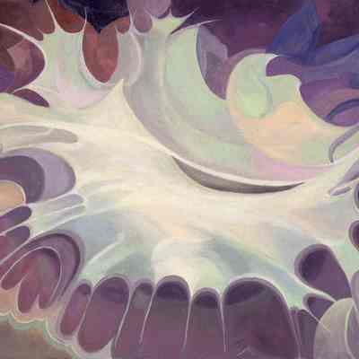Abstract (Blue and White)