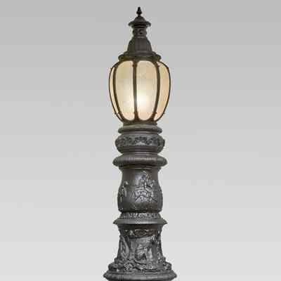 "Winning of the West" Street Lamp