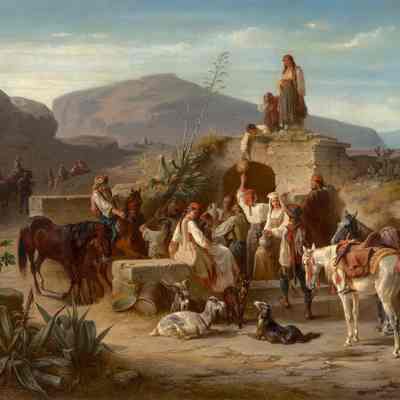Dalmatian Peasants at the Spring