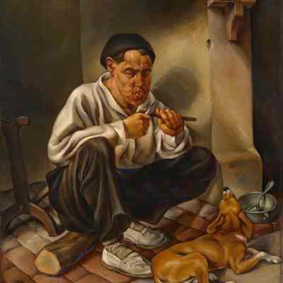 Man with Dog