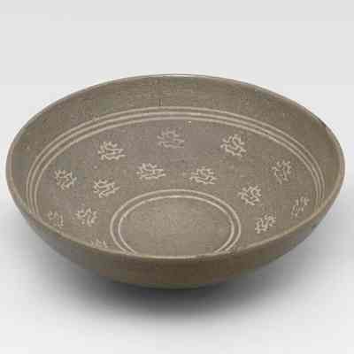 Bowl with Clouds Design