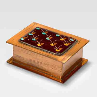 Box with Enamel Plaque