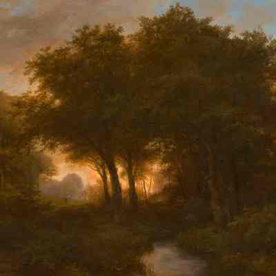 Country Landscape at Twilight