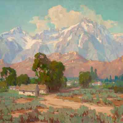 In the Shadow of the Mountains (Mt. Whitney from Lone Pine)