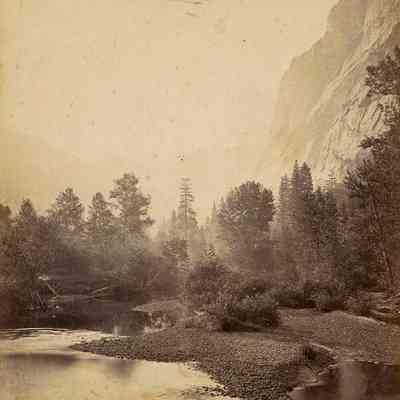Glacier Point and Merced River, Yosemite Valley