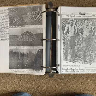 Charcoal making article pages 4 and 5
