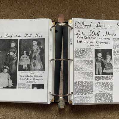 1959 Times Union Doll Museum article and Mrs. Lillian Eauclaire interview continued