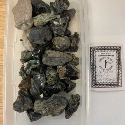 Rensselaer Glass Factory Glass Slag