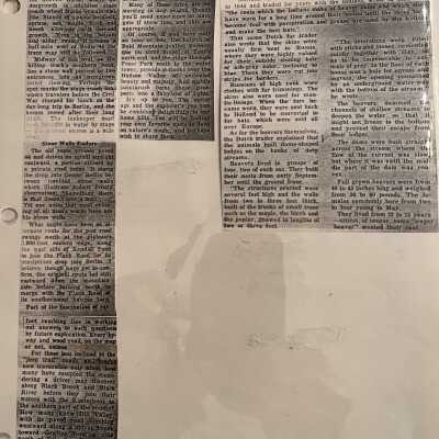 Article by Frank Sherry re: hiking in Rensselaer County including Taborton, Sept 4, 1965. Title and source unknown, p.2.