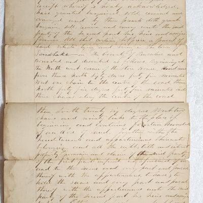 Doc # 131 Indenture (Continued) 1845-06-20 P2-of2: Kerr indenture 2nd and reverse pages.