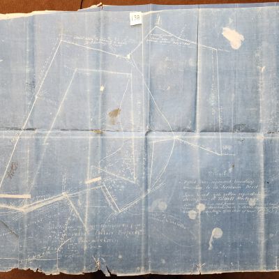 Doc # 138 Knowlson Factory Property Survey Map FPO: Map of the, "Knowlson Factory Property Now Owned by Peter McCarthy."  Undated but created by surveyor Jefferey P. Thomas when he was located in Watervliet, NY. Helps visually piece together many of the deeded transactions described by the prior document entries.  Obviously somehow created from a color original given the colored lines described in its legends. Visually documents and references deeds related to the Aken, Arnold, Wade, Lyman, Smith, and wright families dating back to 1810.  Likely produced in the late 19th century and copied in the early 20th century.
