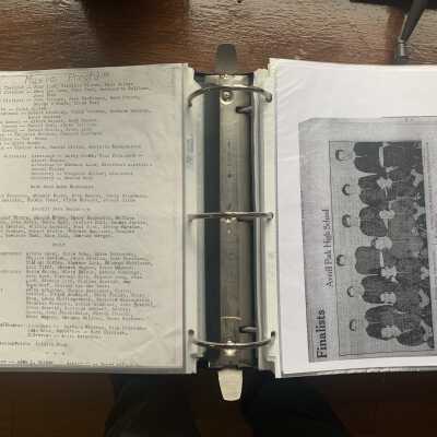 Rest of the 1940 1st annual school concert program