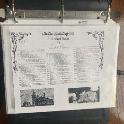 In the Spirit of 76 Historical Notes by Sanford Young