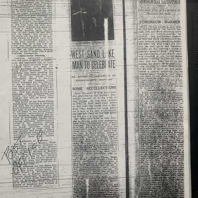 News Article Regarding the 98th Birthday of Peter Cipperly