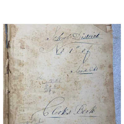 1839-1929 School District No. 1 Annual Meeting Ledger