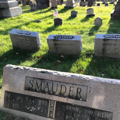 Smauder Family Grave Markers: Located in Elmwood Cemetery, West Sand Lake, along the middle road and toward the left.  Jacob's stone is the Father marker in the back.  William was one of his sons.