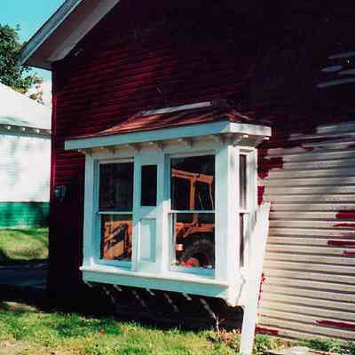 Tremont Lumber Renovation Photo 1: Unknown date.  Found stored on Town Historian Bob Moore's phone in 2023.
