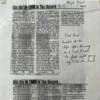 Recent Hazel Inspired Newspaper Articles Presentations