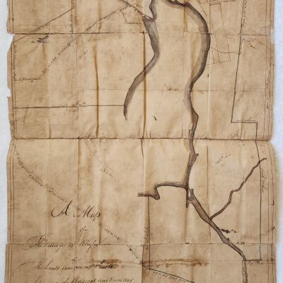 Glass Factory Map Circa 1804 to 1818