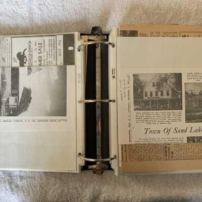 Right - Town of Sand Lake Settled by 1767 newspaper article
