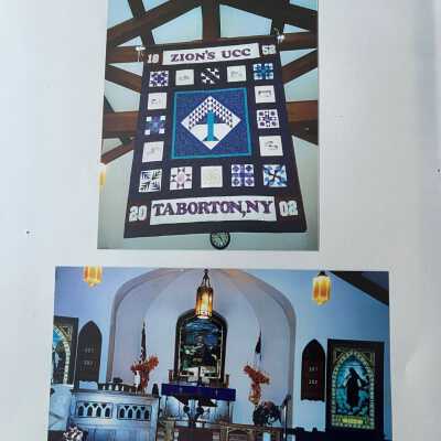Church quilt, possibly made for the 2002 150th anniversary