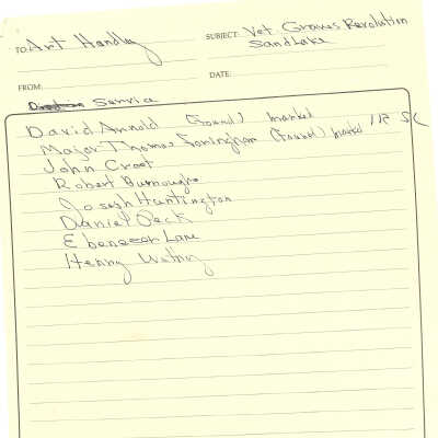 Listing of TOSL Civil War and War of 1812 Veterans: Listing of TOSL Civil War and War of 1812 Veterans
