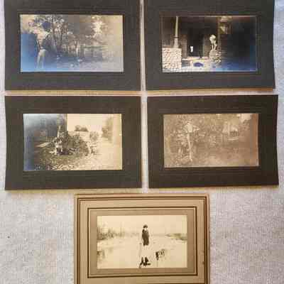 Apparent Family Group 5B: Assumed to be related to Family Group 5A because they mention someone named Phoebe, Sam, and/or Earle and feature similar animals.  Two photos are also dated "Christmas 1908."