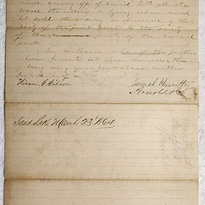 Doc # 97 Assignment (Continued) 1864-03-23 P2-of-2: Assignment page 2.