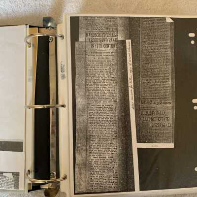 Newspaper article regarding Sand Lake in the 19th Century