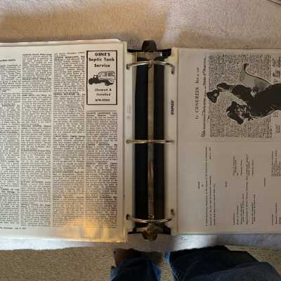 Left - Summary and short bios of US Constitution signers: Right - US Constitution Signing Reenactment US Bicentennial Celebration at the Averill Park High School