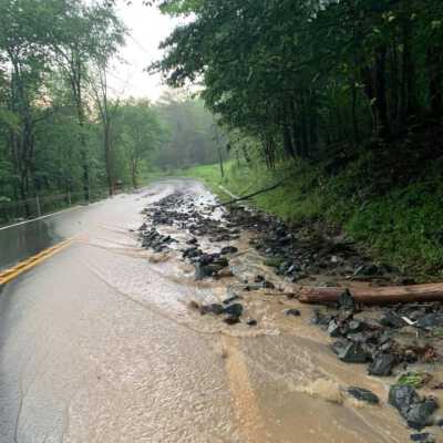 Flooding - Unknown location: Likely Taborton or Burden Lake Roads